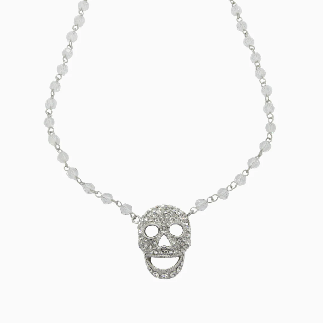 Beaded Skull Necklace - Image 2