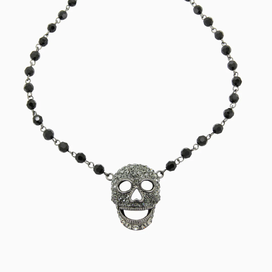 Beaded Skull Necklace - Image 3