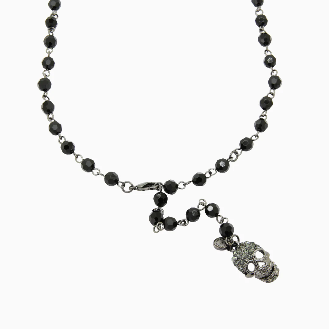 Beaded Skull Necklace - Image 5