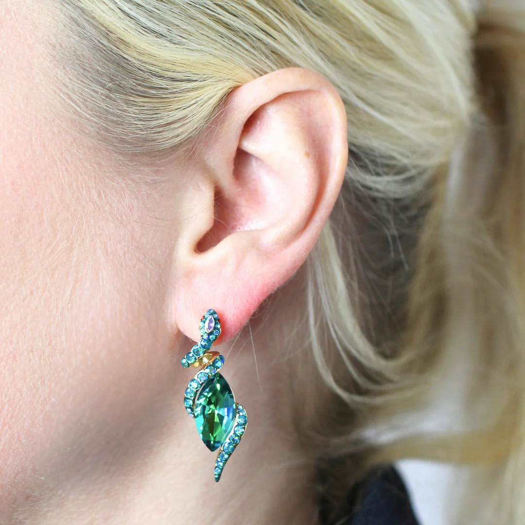 Coiled Serpent Earrings - Image 2