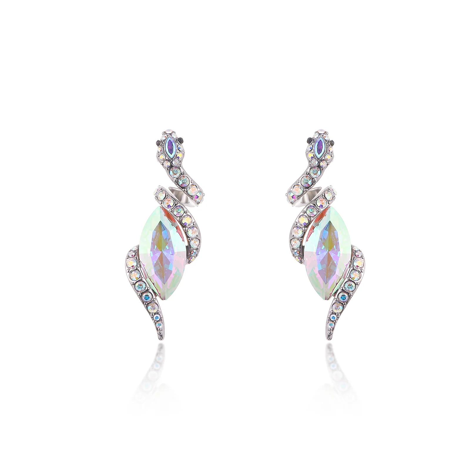 Coiled Serpent Earrings - Image 3