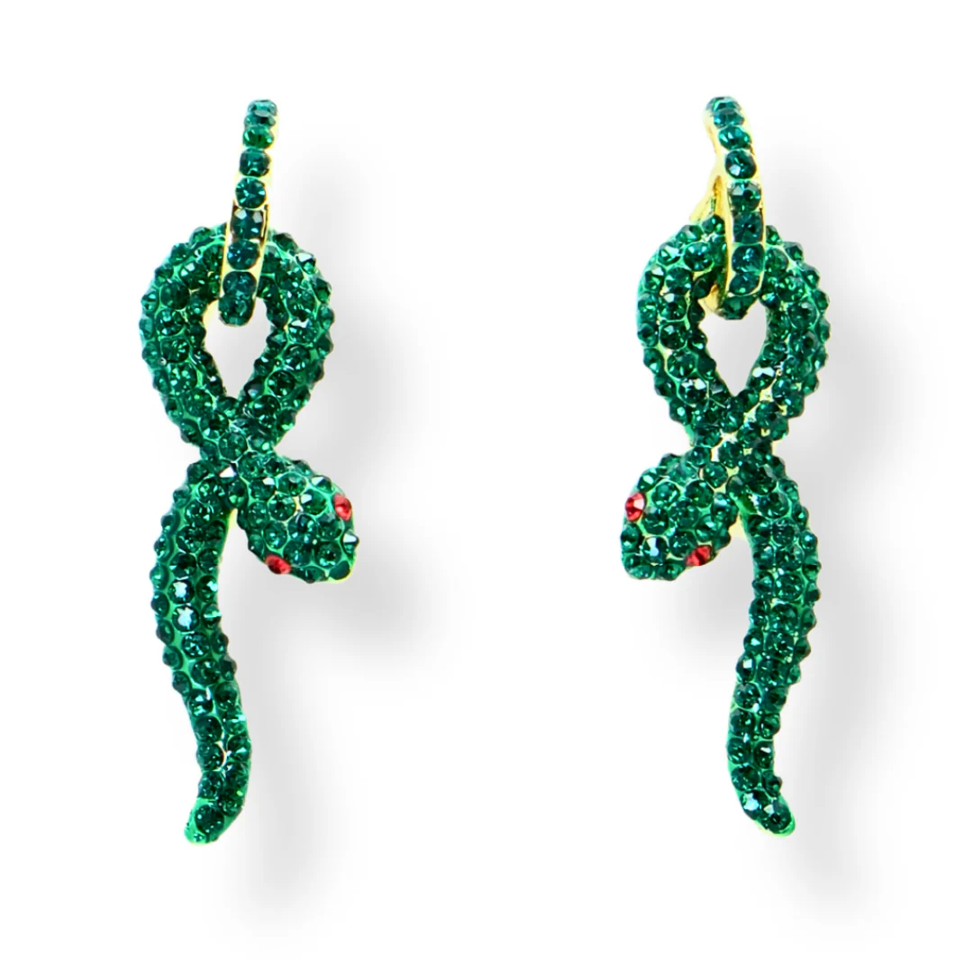 Coiled Snake Earrings - Image 5
