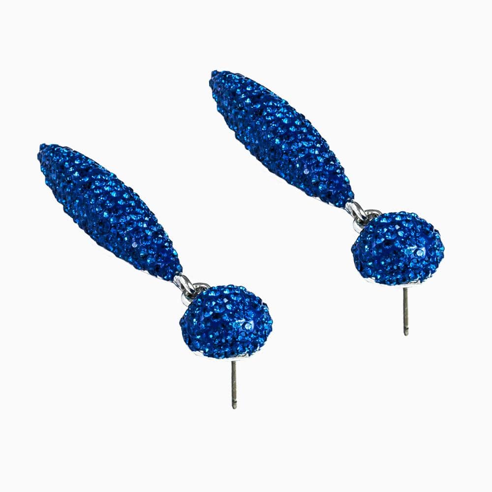 Crystal Stud & Cone Drop Earrings - Image 6