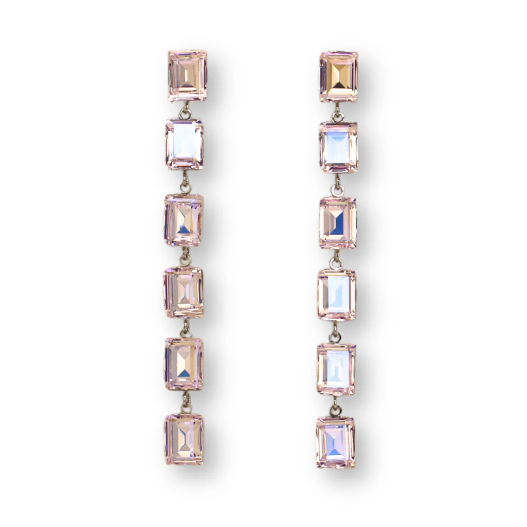 Crystal Cube Earrings