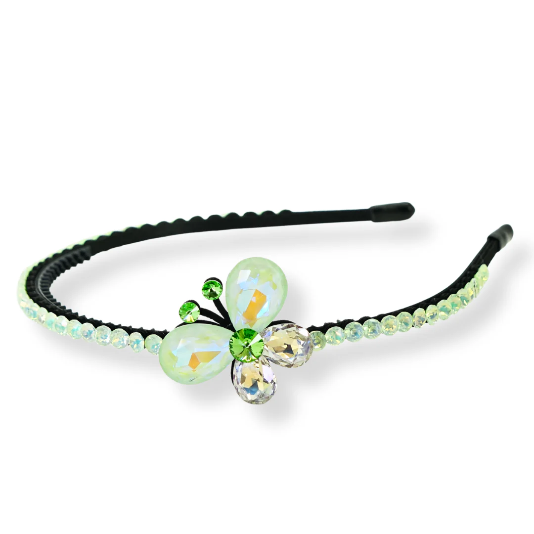 Crystal Single Butterfly Headband - Image 3