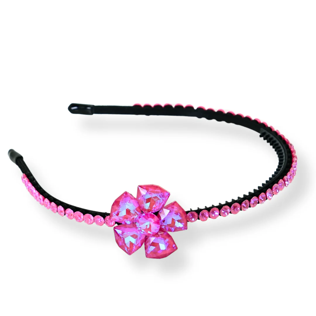Crystal Single Flower Headband - Image 5
