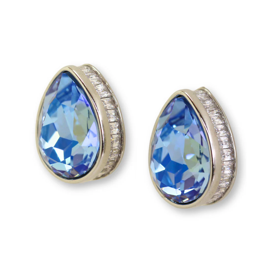 Crystal Teardrop Studs - Image 6