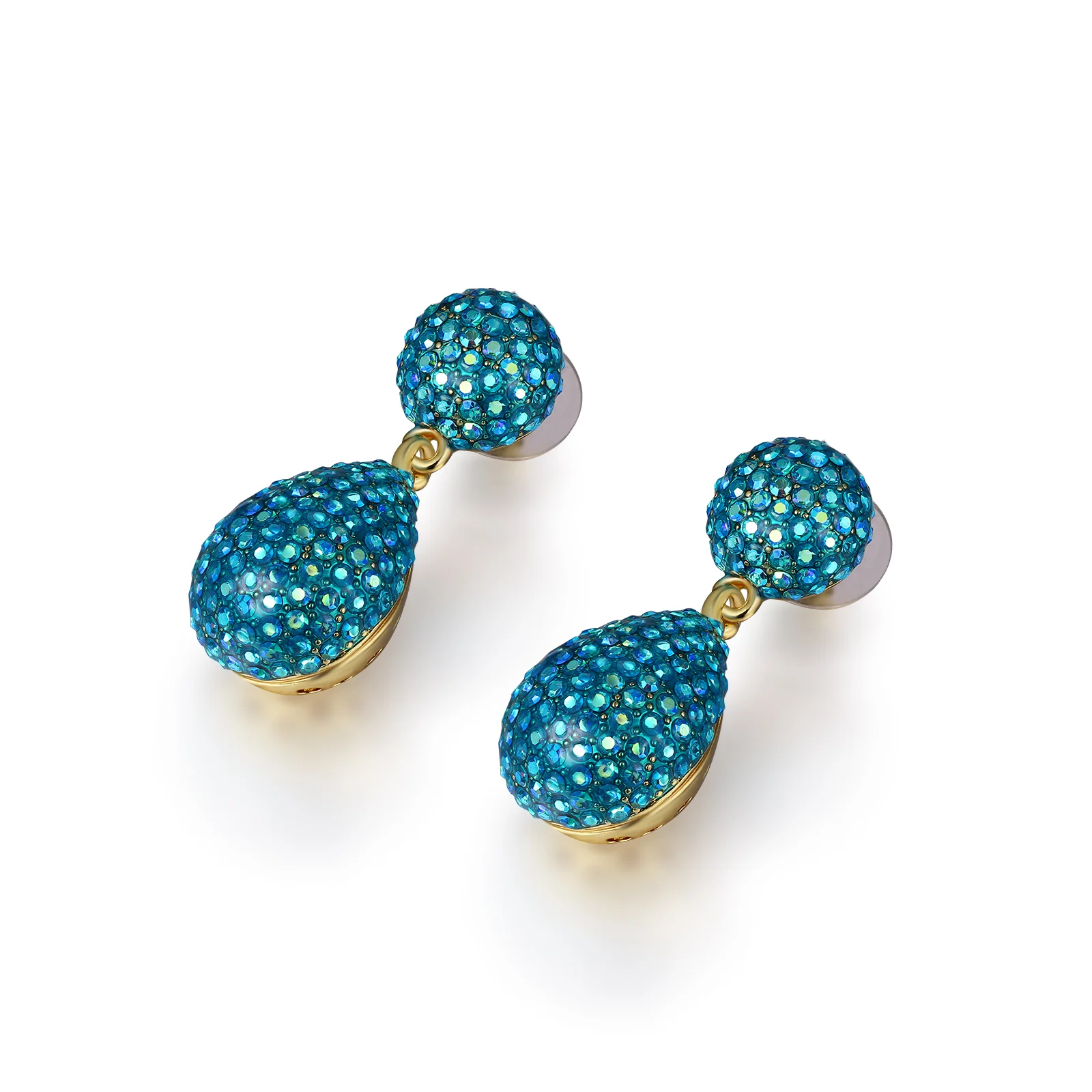 Double Crystal Ball Earrings - Image 6