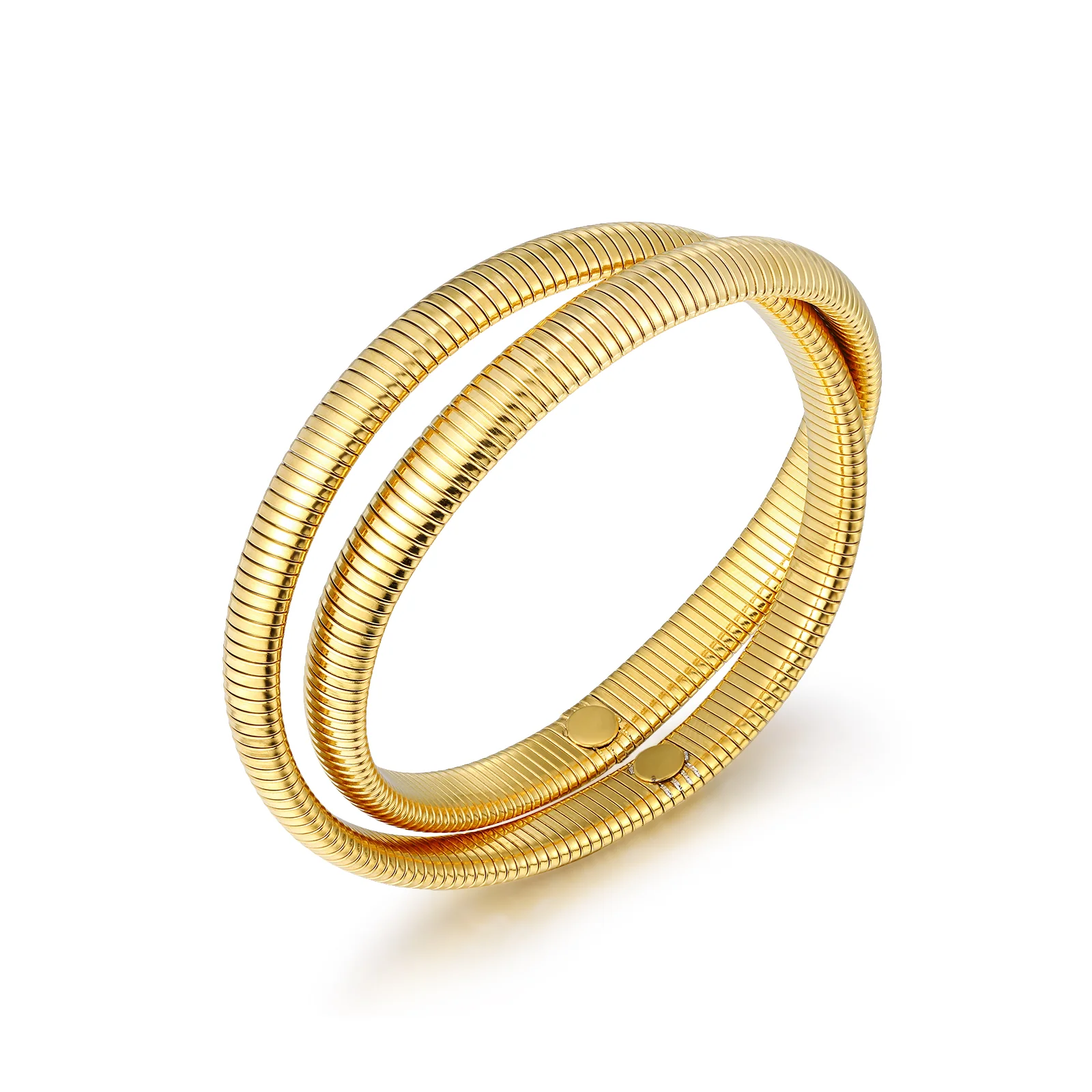 Double Snake Chain Bracelet - Image 2