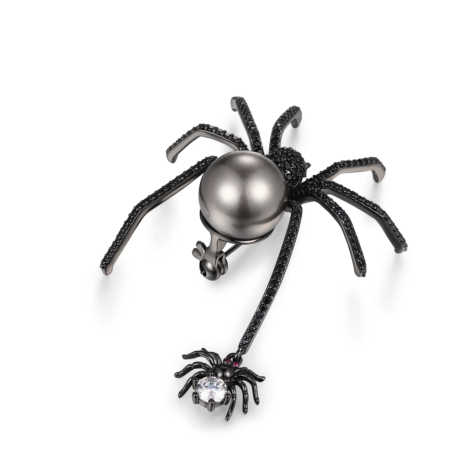 Double Spider Brooch - Image 3