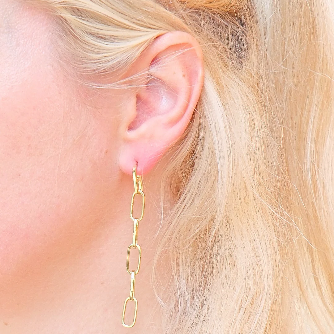 Five Drop Link Earrings - Image 2