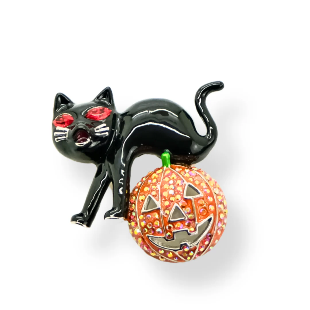 Halloween Cat Brooch - Image 2