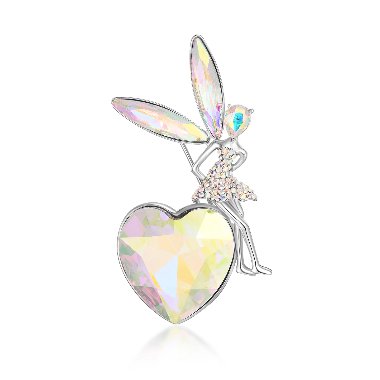 Love Heart Fairy Brooch - Image 5
