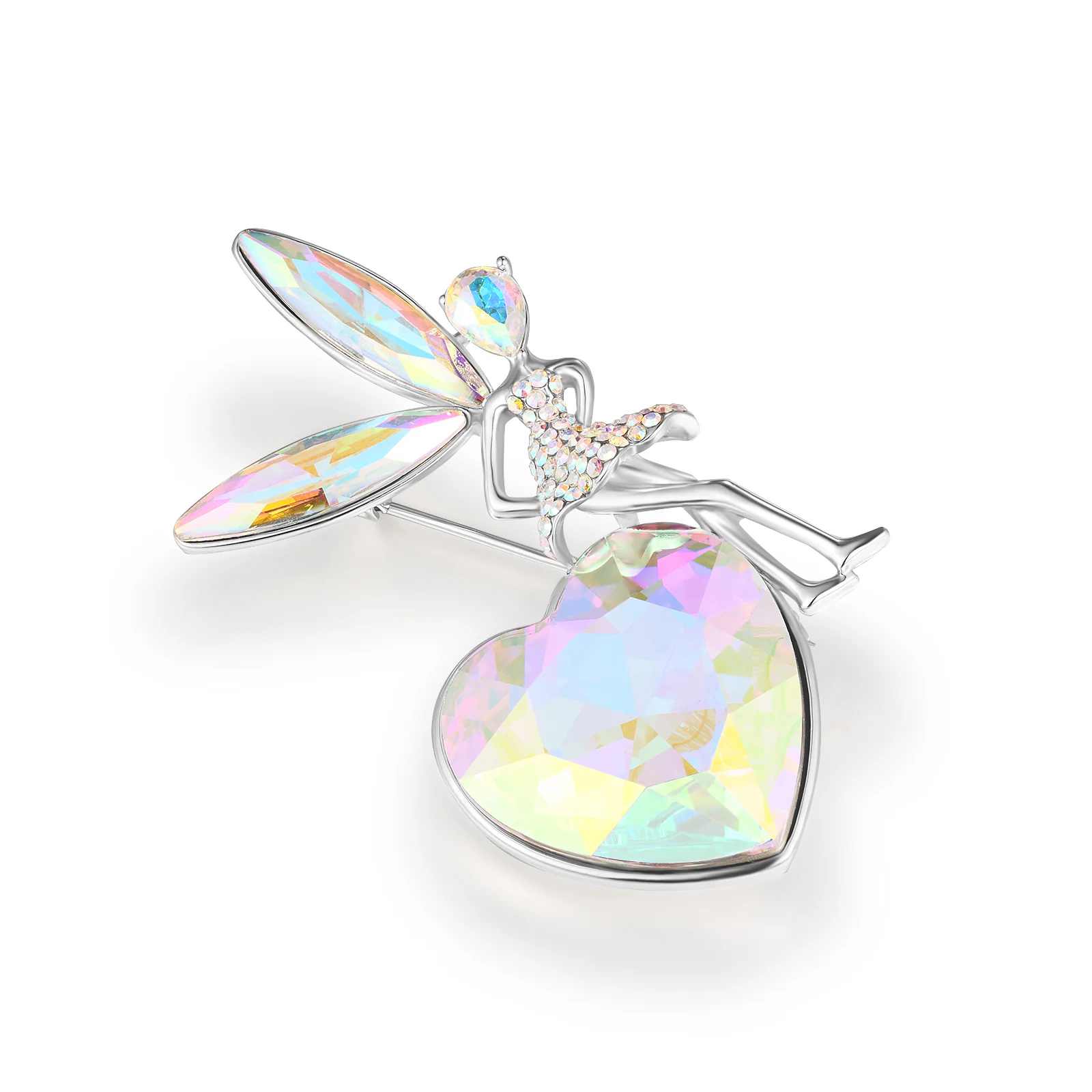 Love Heart Fairy Brooch - Image 6