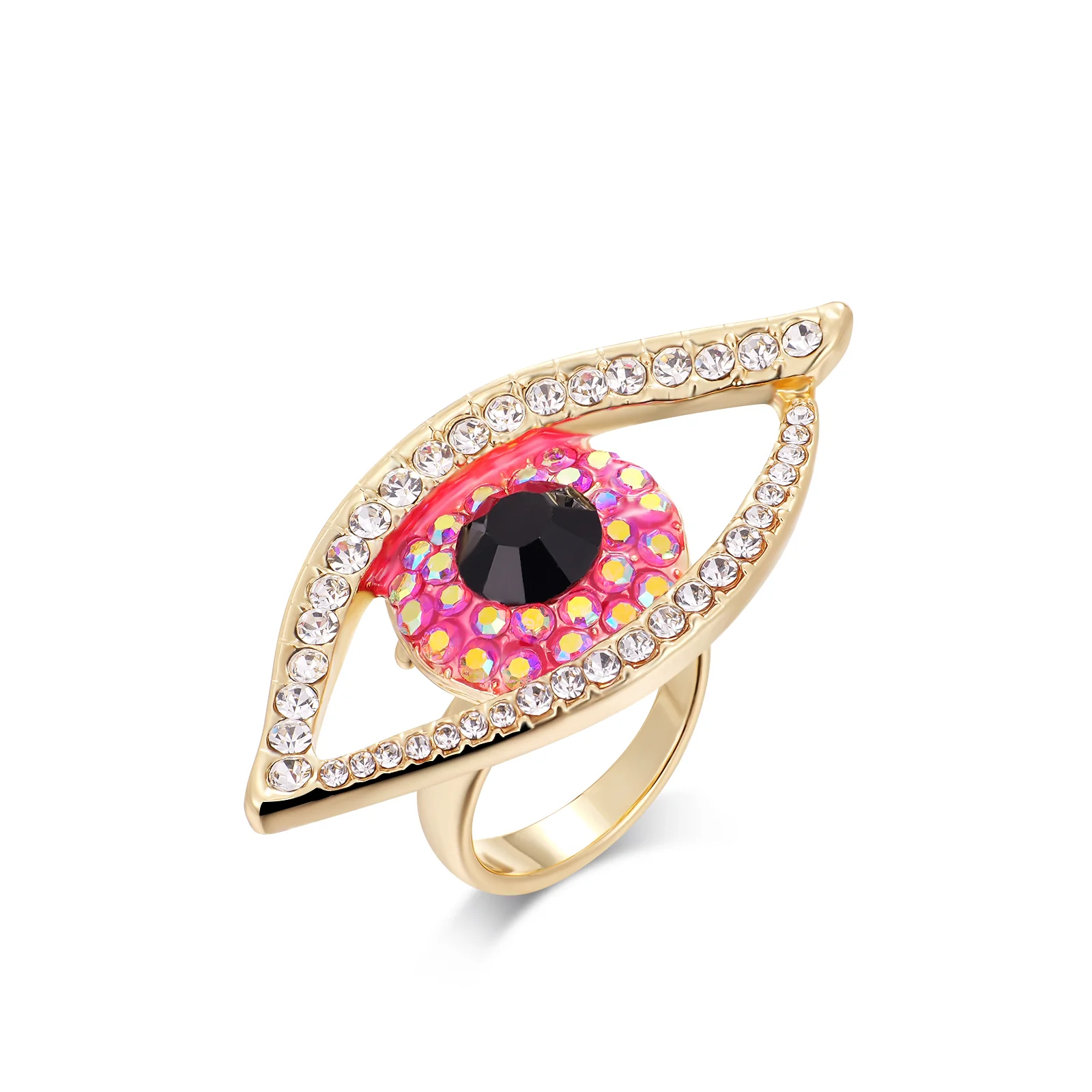 Medium Crystal Eye Ring - Image 3