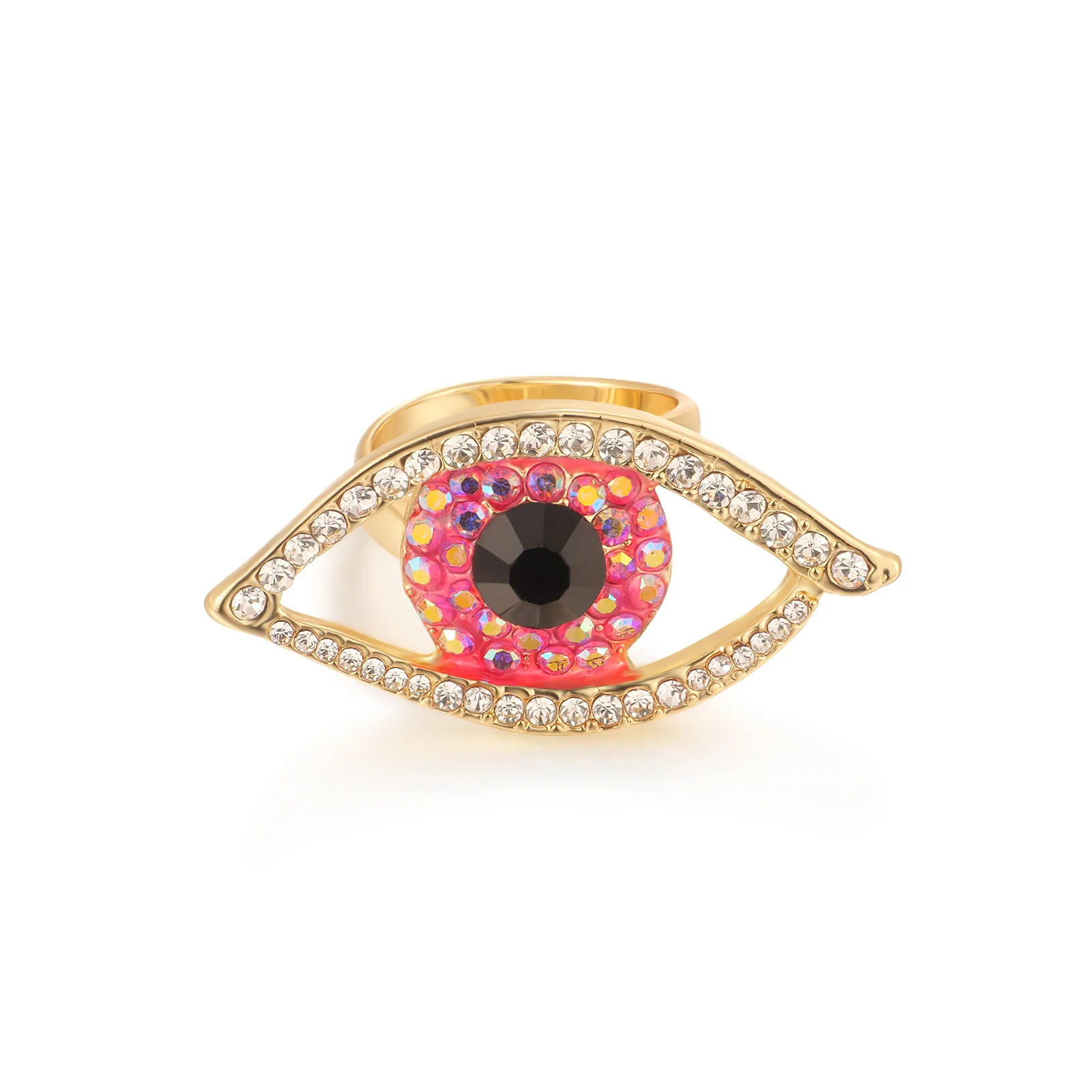 Medium Crystal Eye Ring - Image 6