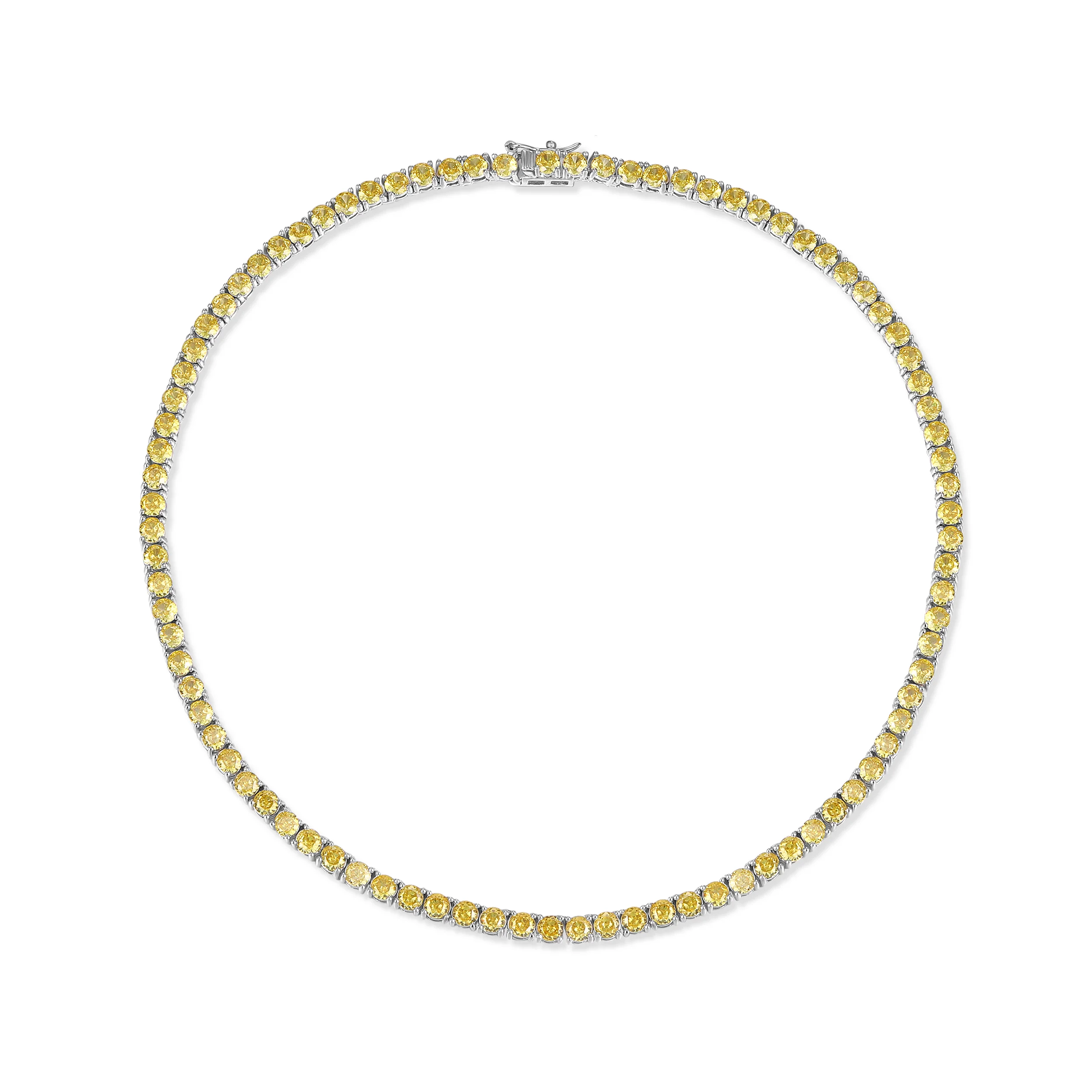 Single Crystal Lined Necklace - Image 5