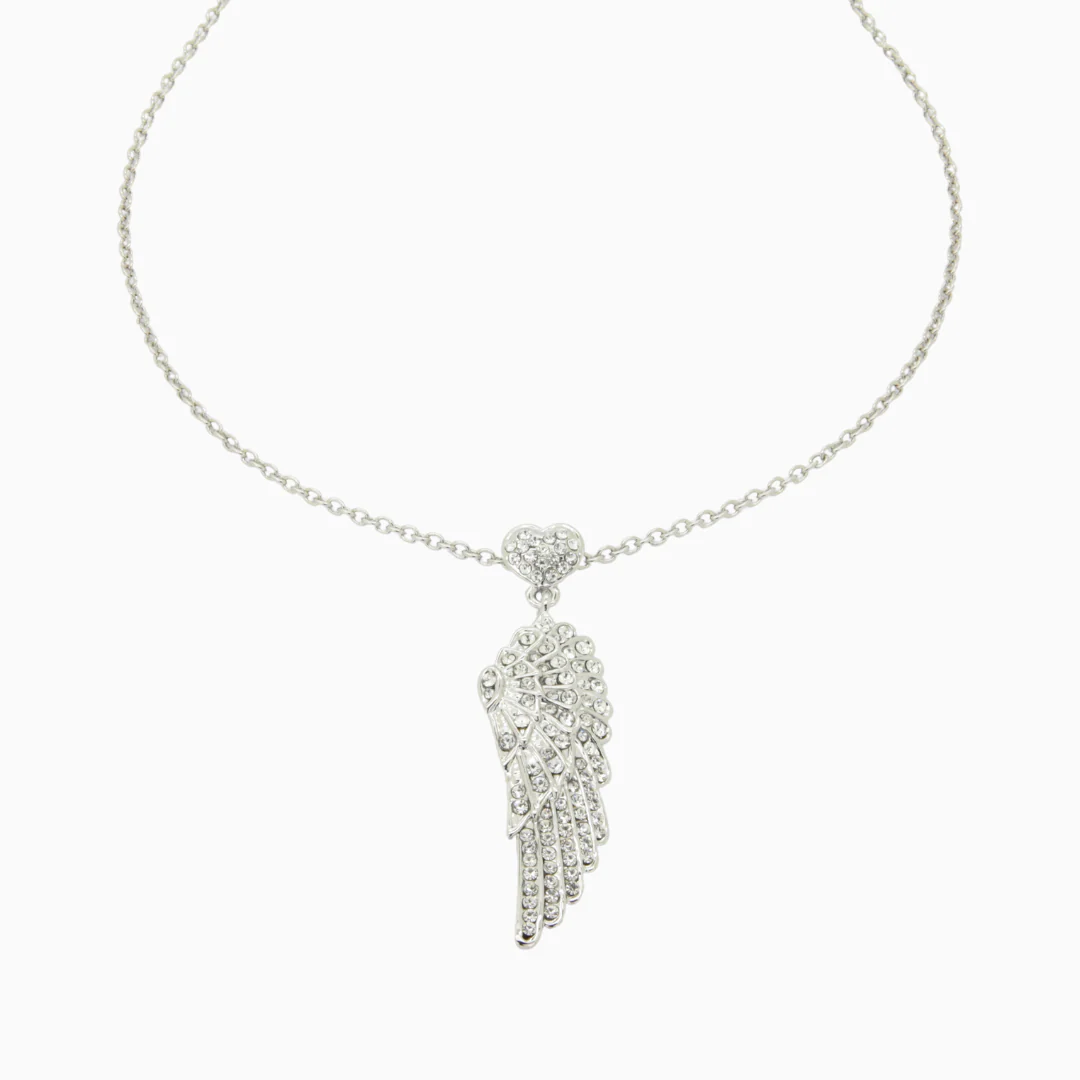 Crystal Wing and Heart Pendant - Image 4