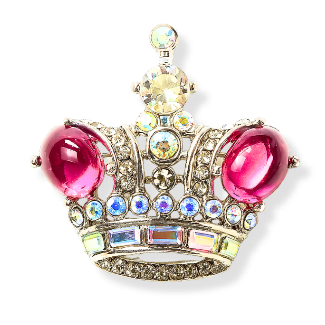 Small Regal Crown Brooch - Image 2