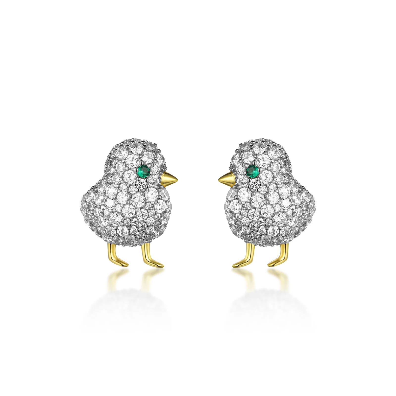 Sterling Silver Chick Earrings - Image 4