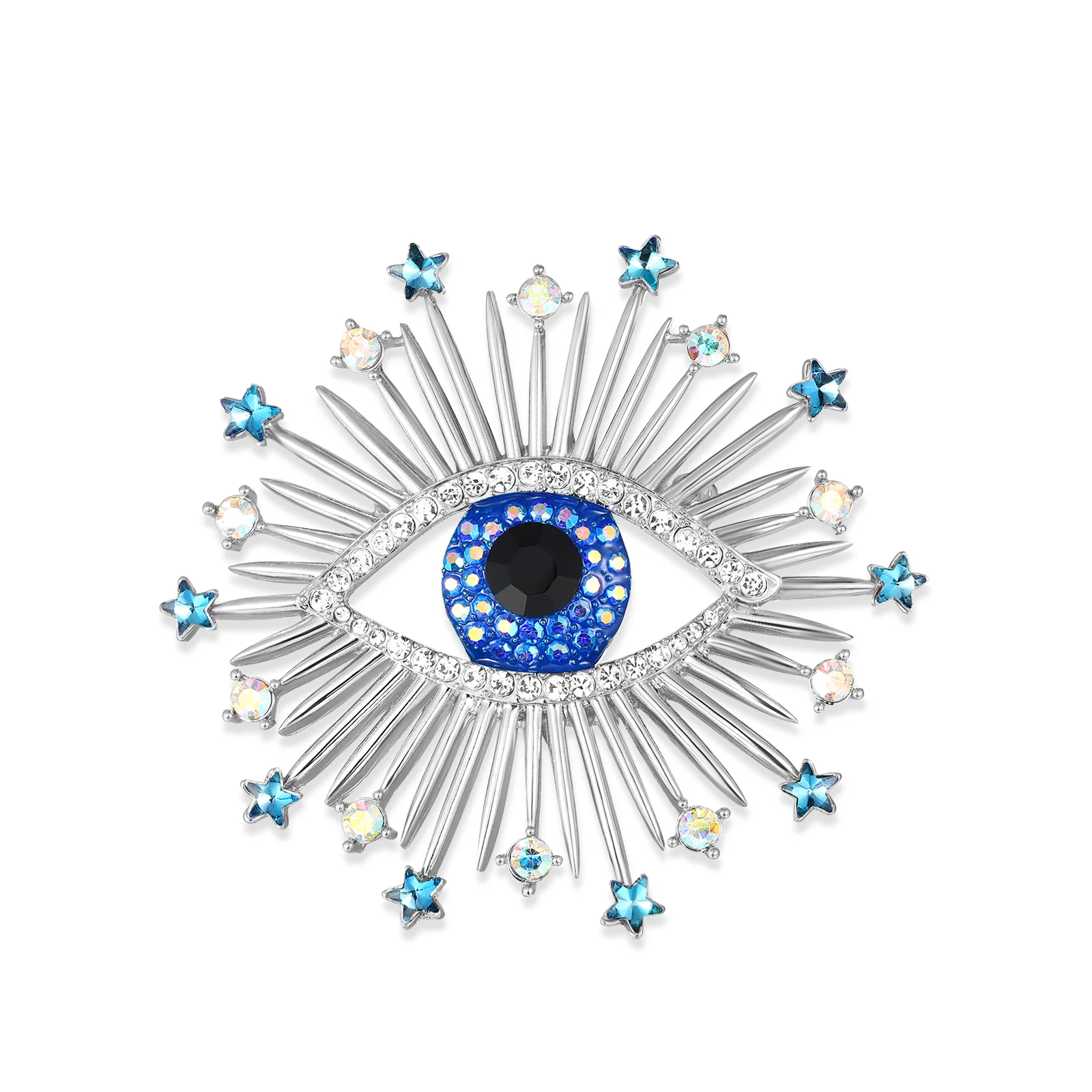 Starburst Eye Brooch