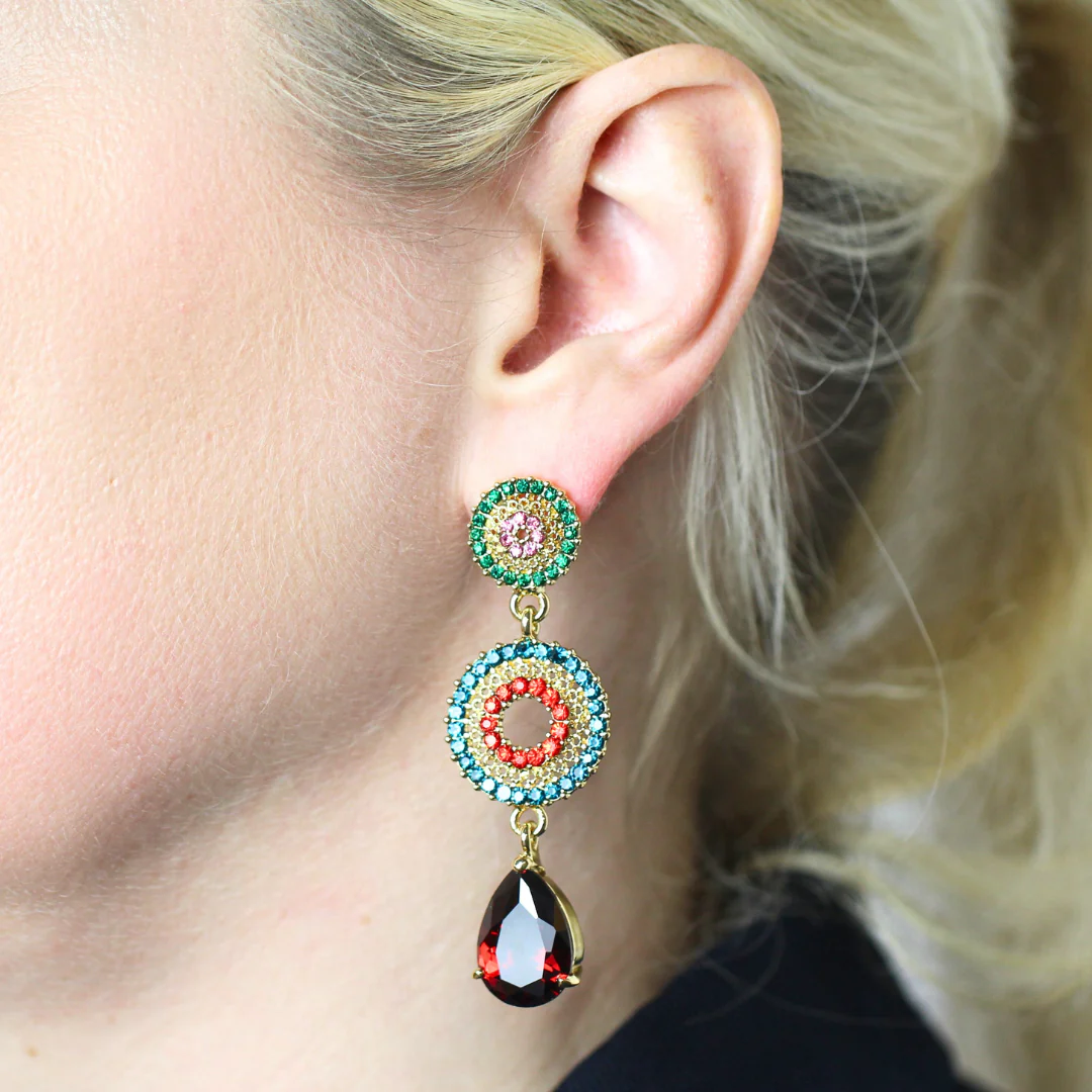 Triple Drop Earrings - Image 3