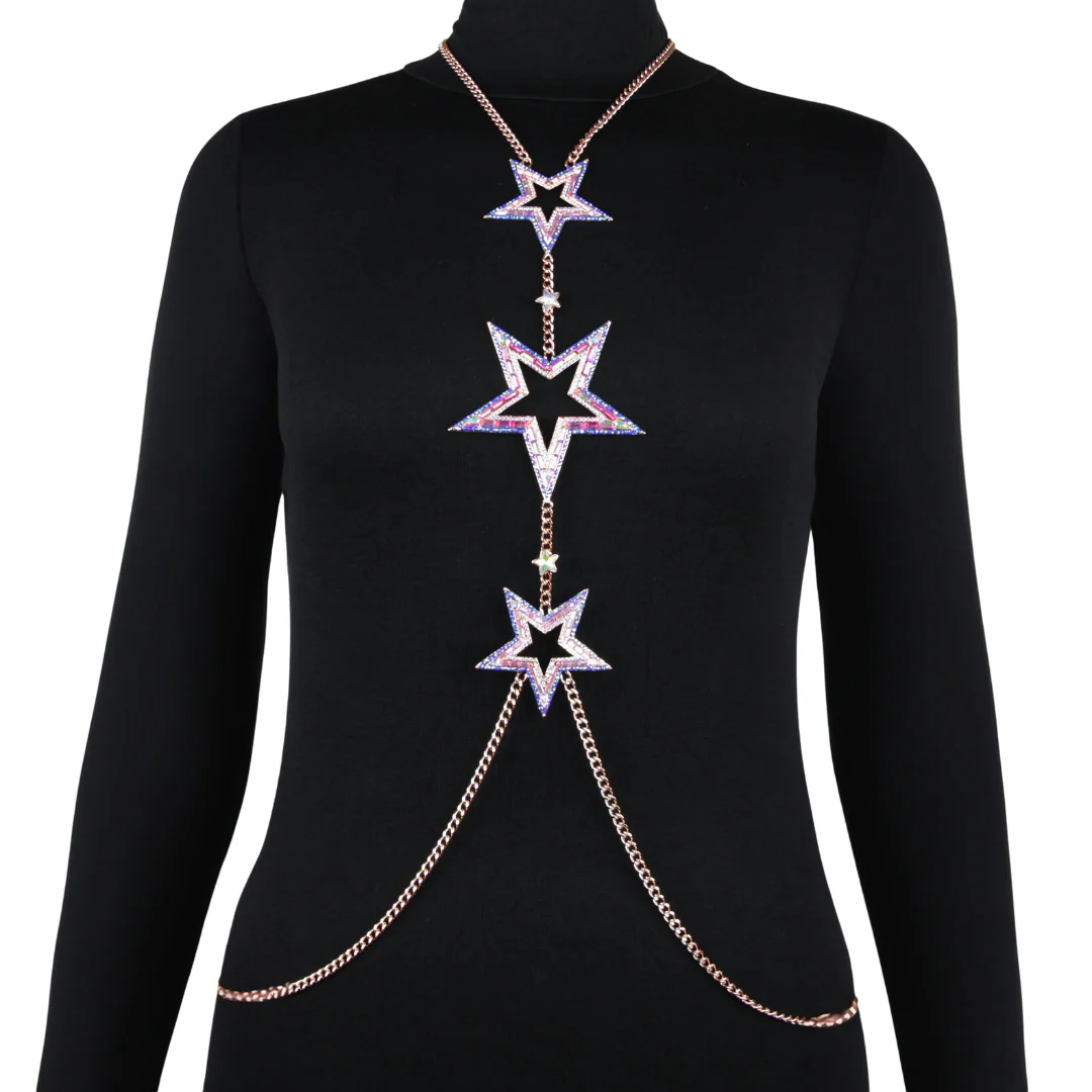 Triple Star Body Chain - Image 4